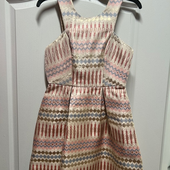 BCBGeneration Jacquard fit-and-flare dress - Picture 1 of 3